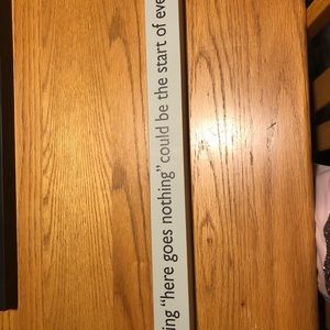 hallmark wooden sign 24in long